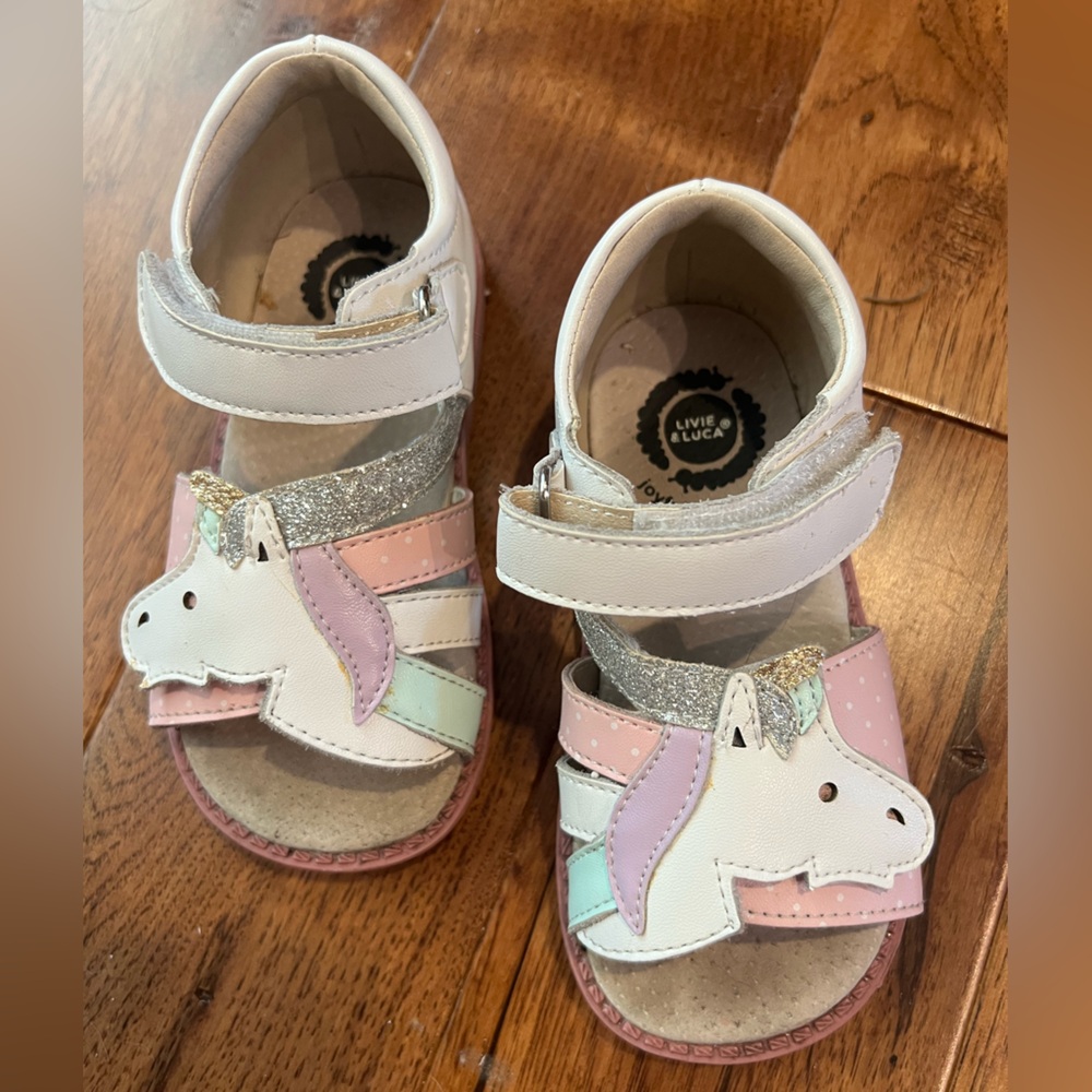 Livie and Luca Unicorn Sandals